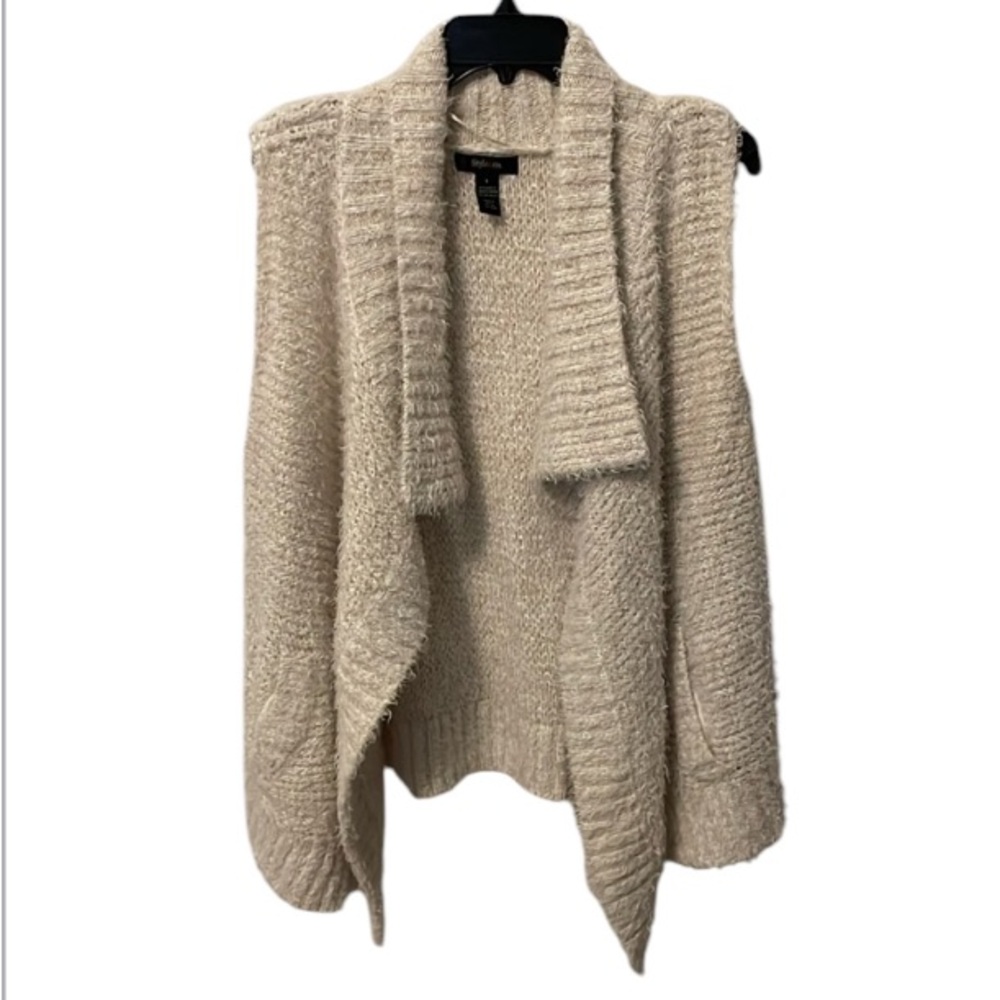 Style & Co. Comfy White Sleeveless Sweater